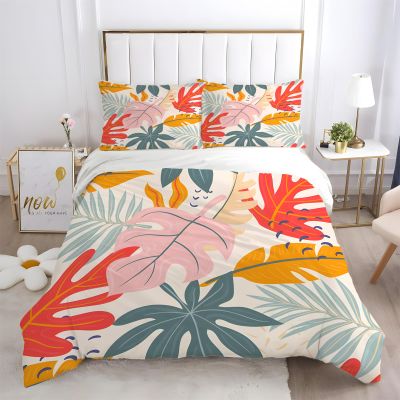 HYSNKSM 3-Piece Microfiber Duvet Cover Set, 220 x 240 cm