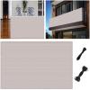 Balcony Privacy Screen 140 x 650 cm, UV-Resistant, Tear-Resistant, 90% Shade, White view 1