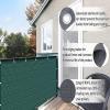 Balcony Privacy Screen 140 x 650 cm, UV-Resistant, Tear-Resistant, 90% Shade, White view 3