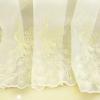 Homxi Sheer Tulle Curtains, Set of 2, 2 x 137W x 183H cm, Yellow Stick-Pattern Curtains with Hooks view 2