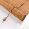 SGSKEIEY Retro Bamboo Roller Shade, No Drilling, 33.5 x 43.3 in, 50% Shading view 3