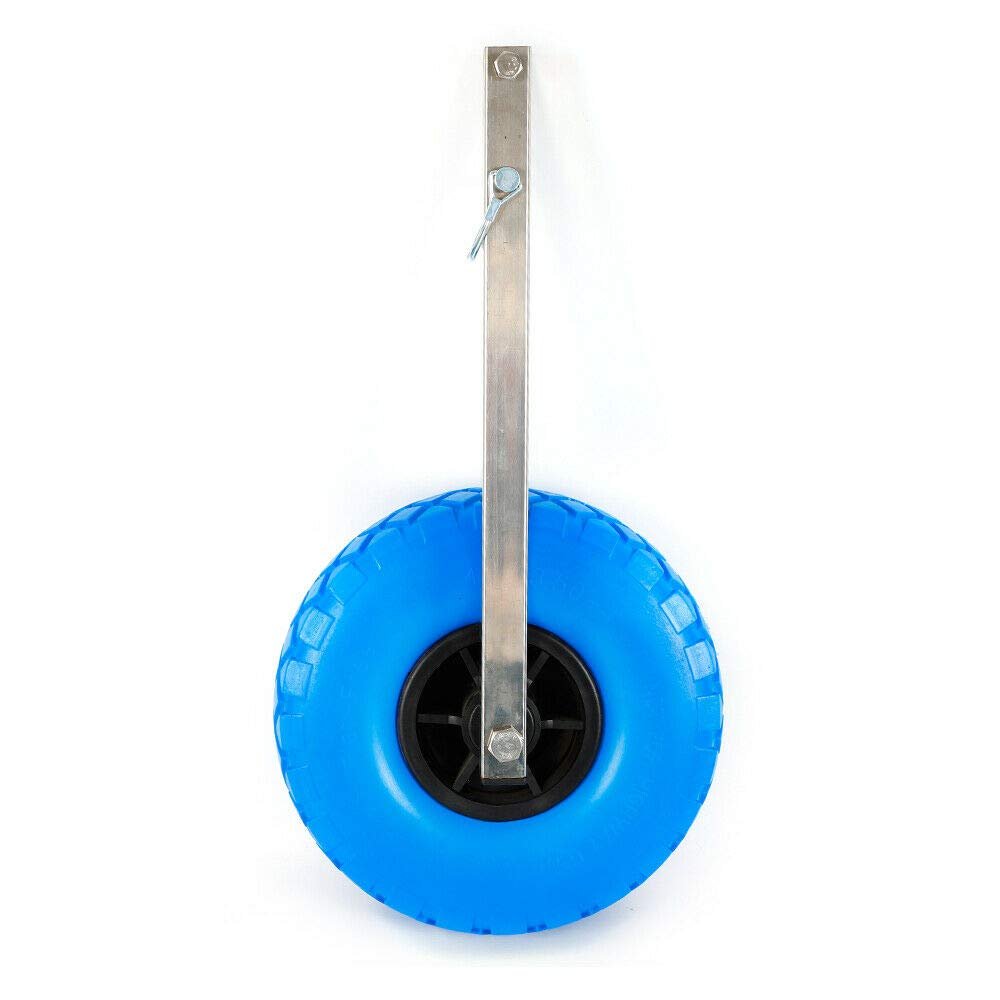 Wulimasun Boat Dolly for Boats and Inflatable Boats, Short-Distance Transport, Mobile, Sturdy, Stainless Steel (Blue)