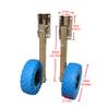 Wulimasun Boat Dolly for Boats and Inflatable Boats, Short-Distance Transport, Mobile, Sturdy, Stainless Steel (Blue) view 2