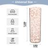 Plastic Flower Vase, Metallic Rose Gold, Animal Print, 30 cm, Modern Home Decor view 2