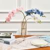 Plastic Flower Vase, Metallic Rose Gold, Animal Print, 30 cm, Modern Home Decor view 3