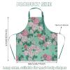 Candcamp Women's Aprons, Large, Rose, Adjustable Neck, Waterproof, 3-Pack view 2