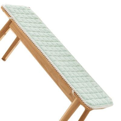 uyeoco Outdoor Bench Cushion, Washable Non-Slip Seat Pad, 150 x 40 cm