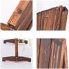 Garden Fence, Extendable Wooden Fence, Telescopic Trellis, Decorative Pet Fence, Yard Railing (56 x 160 cm, 70 x 160 cm, 80 x 160 cm), Stabilizer view 4