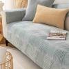 HLTQL Stretch Sofa Cover for Armless Corner Sofas, U-Shaped, 2- or 3-Seater, Non-Slip, Waterproof, 58–70 x 180 cm view 1