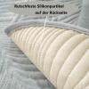 HLTQL Stretch Sofa Cover for Armless Corner Sofas, U-Shaped, 2- or 3-Seater, Non-Slip, Waterproof, 58–70 x 180 cm view 4