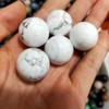 White Turquoise Natural Stone Crystal Sphere view 4