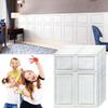 HAILM 10-Pack 3D Self-Adhesive Brick Wall Panels, 70 x 90 cm, Waterproof Stone-Look view 1