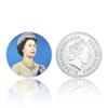 REZAJDUIE Elizabeth II Commemorative Coin, Silver-Plated Metal view 1