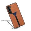 HAMEXLN Matte Leather Wallet Case for Samsung Galaxy S24 Series, Blue view 4