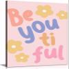 Beyoutiful Framed Canvas Print, Wall Art for Bedroom, Living Room and Bathroom, 31 x 20 cm view 1