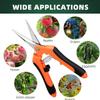 Fubdnefvo 3-Pack Stainless Steel Garden Pruning Shears view 2