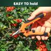Fubdnefvo 3-Pack Stainless Steel Garden Pruning Shears view 4