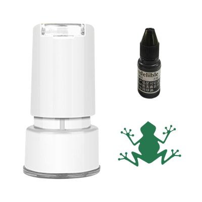 ycezw Self-Inking Golf Ball Stamp, Reusable Waterproof Ink Marker