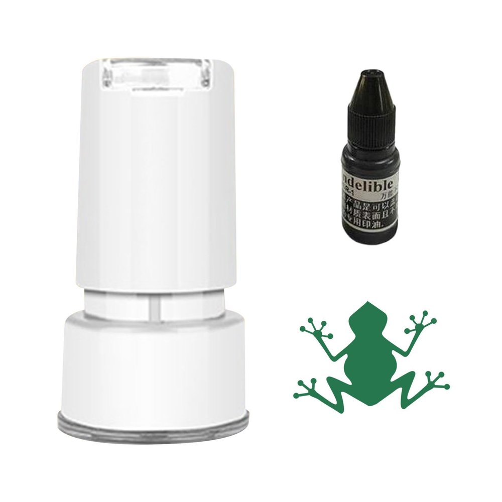 ycezw Self-Inking Golf Ball Stamp, Reusable Waterproof Ink Marker