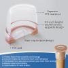 Ezprotekt 32-Piece Round Chair Leg Caps with Felt, Clear, 21–25 mm view 2