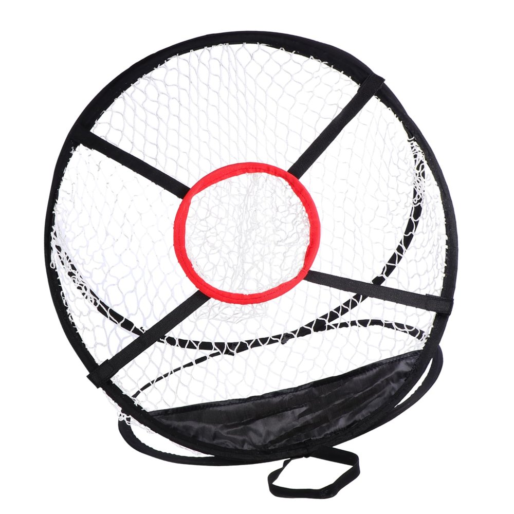 HANABASS Golf Practice Net, Nylon and Fiber, Lightweight and Sturdy, Portable for Outdoor Training, Black