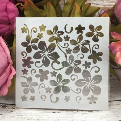 Craft Stencils, 13 cm, Ginkgo Leaves, Reusable Stencils for Painting on Wood, Canvas, Floors, Walls, Tiles, Fabric, Furniture and Art Projects, Pattern 2