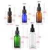 LusDoly 4-Pack 20 mL Amber Glass Dropper Bottles with Glass Pipettes and Tamper-Evident Screw Caps view 2