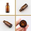 LusDoly 4-Pack 20 mL Amber Glass Dropper Bottles with Glass Pipettes and Tamper-Evident Screw Caps view 3