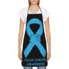 Oudrspo Colon Cancer Awareness1 Apron for Home Kitchen Cooking, Baking and Gardening view 1