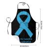 Oudrspo Colon Cancer Awareness1 Apron for Home Kitchen Cooking, Baking and Gardening view 3