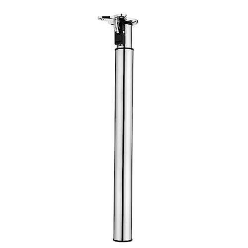 Adjustable Folding Stainless Steel Table Leg, 71–120 cm, Silver