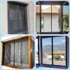 Magnetic Window Screen Curtain 275 x 195 cm, Black, Reinforced view 4