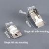 Flexible Curtain Track, Bendable L-/U-Shape Ceiling Track view 2