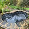 Black HDPE Pond Liner, Easy-Cut Waterproof Membrane for Garden Ponds, Fish Ponds, Streams and Water Gardens, 10 x 33 ft view 2