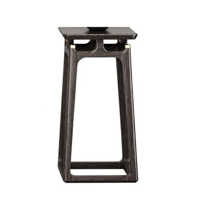 YQINQIN83B Ash Wood Plant Stand, 65.6 cm Tall