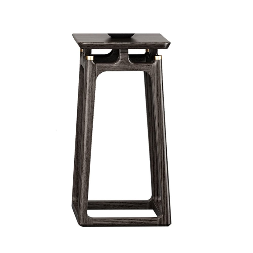 YQINQIN83B Ash Wood Plant Stand, 65.6 cm Tall