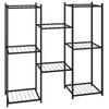 Homgoday Black Iron Plant Stand, 83 x 25 x 80 cm, Display Shelf for Garden/Balcony view 1