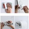 Adhesive No-Drill Toilet Paper Holder, Gold view 3