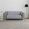 Italian Bed Linen Glamour Non-Slip Sofa Cover, Polyester, Made in Italy, Dark Blue, 2-Seater view 2
