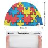 Buytruew Swim Cap for Women and Men with Autism Awareness Puzzle Design view 2