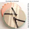 Zipinkl Round Chair Cushion with Ties, Green Blue, 45 x 45 cm view 3