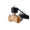 XEOWHUPG 2-Inch Normally Closed Brass IP68 Waterproof Well Solenoid Valve, 110V/24V/12V/24V, Underwater (G-12VDC-NBR Seal) view 1