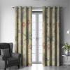 CHERHERART Boho Plant Flower Blackout Curtains, William Morris Art Vintage Window Panels, Sound-Reducing Window Treatments for Home Office, 2 Panels, W140 x H220 cm view 3