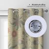 CHERHERART Boho Plant Flower Blackout Curtains, William Morris Art Vintage Window Panels, Sound-Reducing Window Treatments for Home Office, 2 Panels, W140 x H220 cm view 4