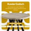 AlpiMeble OVO Extendable Dining Table, 110–210 cm, Sturdy Legs view 3