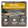 AlpiMeble OVO Extendable Dining Table, 110–210 cm, Sturdy Legs view 4