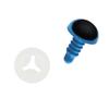Frida's Wollhaus 1 Pair of Two-Tone Safety Eyes for Stuffed Animals, Dolls, Crochet, Amigurumi and Knitting (215 | Blue, 20 mm) view 2