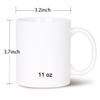kisoyo Funny Ceramic Coffee Mug with "Daddy from Baby Bump Can You Feel Me I Am Wriggle and Kick for You" Inscription, 325 ml view 2