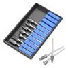 10-Piece Tungsten Carbide Burr Set, Double-Cut, 3 mm Shank view 2