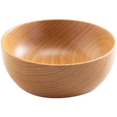 Lpitoy Wooden Ramen Bowl, Handmade Serving Bowl for Salads, Fruit, Vegetables and Muesli